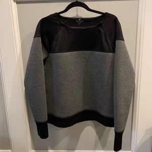 Athleta Fuse Sweatshirt gray and black